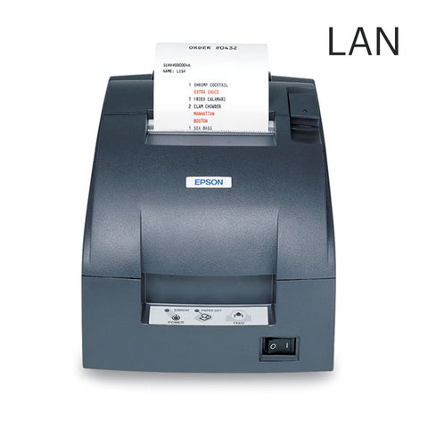 Wired Impact Kitchen Printer (Prints Red & Black) - Epson TM-U220B