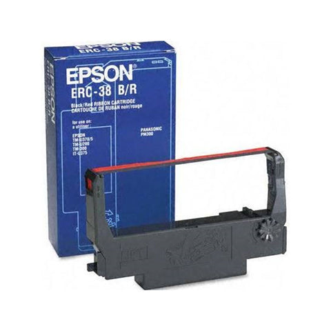 Black/ Red Ink Ribbon for Wired Impact Kitchen Printer Epson U220B and Bixolon SRP-275